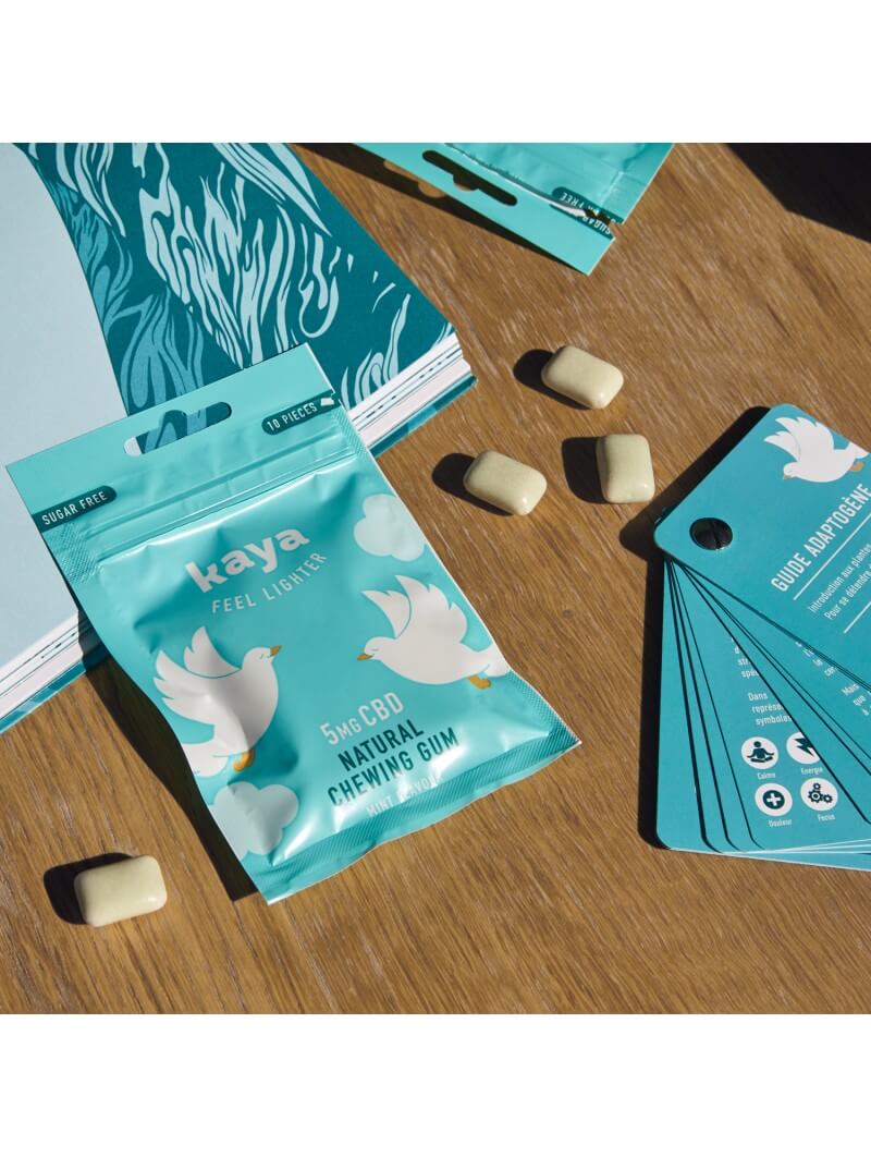 Kaya - Chewing-gum relaxant sommeil